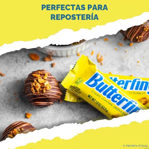 Vista 7 de Butterfinger Peanut-Buttery Chocolate-Y Barras de caramelo, regalo perfecto del día de la madre para mamá, Compartir Pack, 3.7 onza (Paquete de 18)
