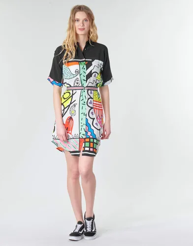 Vista 2 de Desigual Arty - Vestido de camisa multicolor