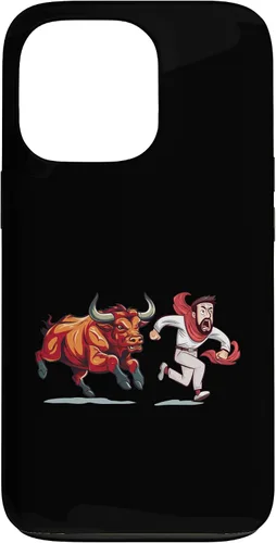 Vista 10 de Funda para iPhone 15 Pro Saint Fermin Bulls Running