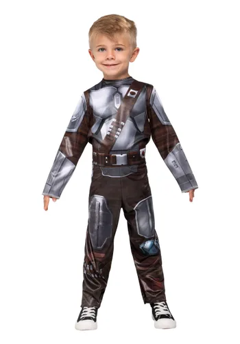 Vista 7 de Disfraz Deluxe de The Mandalorian para Niños Pequeños Multicolor