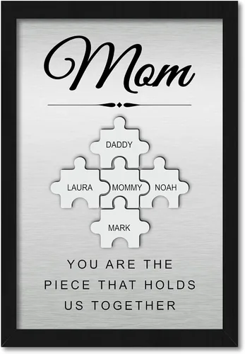 Vista 10 de FLOCHIL Regalos personalizados para mamá, regalos personalizados para mamá, regalos personalizados para mamá, regalos para el día de la madre