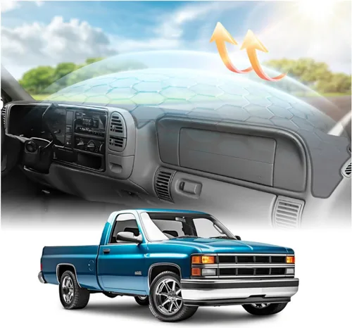 Vista 52 de CARTIST Cubierta negra para salpicadero para Toyota Solara 2004-2008, antideslizante, antirreflejo, protección UV, tapete interior de primera calidad