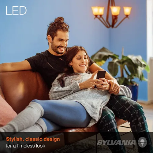 Vista 4 de Sylvania 79580 - Bombilla LED, base media, color ámbar