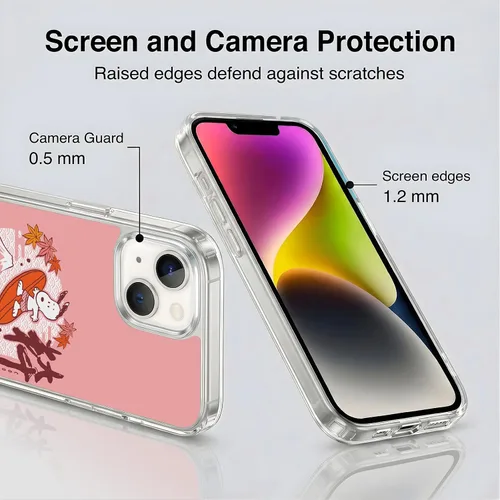 Vista 55 de Carcasa de gel para iPhone 7 Plus/iPhone 8 Plus, diseño de Snoopy Oriental de Peanuts, Badges