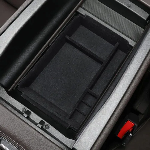 Vista 6 de Bandeja organizadora de consola central flocada, caja de almacenamiento oculta para Mercedes Benz GLE350 W167 GLE Coupe C167 53 400 GLS450 X167 580