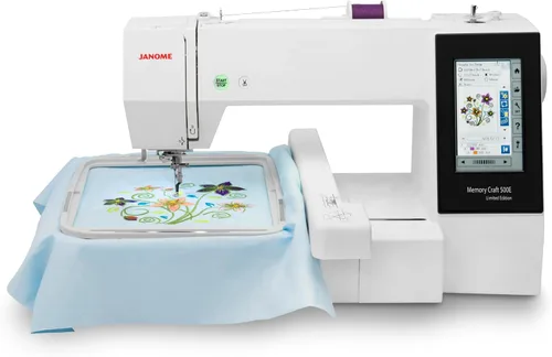 Vista 7 de Janome Memory Craft 500E Máquina de bordado