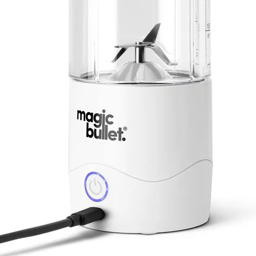 Vista 4 de Magic Bullet Licuadora portátil MBPB50100W Blanca Blanco