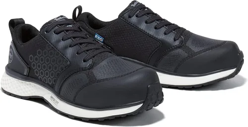 Vista 2 de Timberland PRO - Botas de trabajo para mujer, color negro y gris