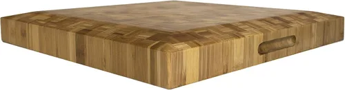 Vista 3 de Totally Bamboo Pro Board - Tabla de cortar y tallar de bambú, 16" x 16" x 2