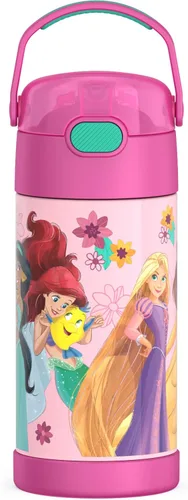 Vista 28 de THERMOS FUNTAINER Botella de agua con pajita, 12 onzas, Avengers