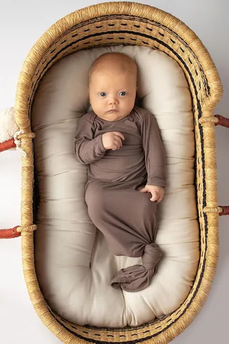 Vista 79 de Three Little Tots Vestido de corbata anudada para bebé recién nacido - Bebé