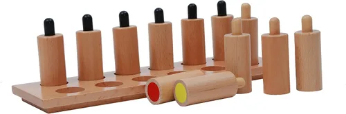 Vista 2 de Adena Montessori Cilindros de presión Elementary Montessori Materials for 3 Year Old
