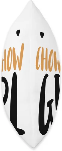 Vista 2 de Chow Chow Lover Apparel Girl Funny Chow Dog Lover - Almohada de 16 x 16 pulgadas, multicolor