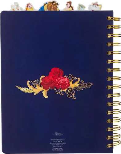 Vista 2 de Disney Beauty and The Beast Journal Notebook, Spiral Bound, 144 Lined Pages, 8 x 7 inches