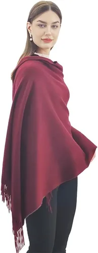 Vista 4 de DANA XU 100% cachemira pura lana extra grande pashmina bufanda chal y envoltura para mujeres invierno manta floral de gran