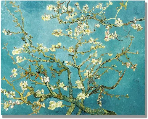 Vista 50 de ELITEAART- La noche estrellada por Vincent Van Gogh, pintura al óleo, reproducción de pintura al óleo, impresión en lienzo giclée, tamaño marcado