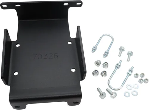 Vista 6 de WARN 70326 Kit de montaje de cabrestante para Suzuki KingQuad y QuadRacer, color negro