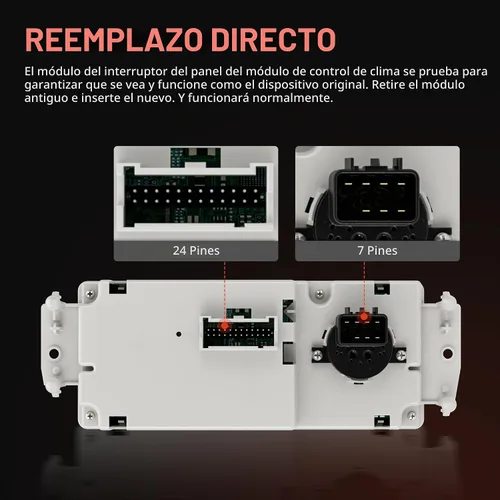 Vista 6 de 599-210XD Módulo de Control de Clima Panel de Control de AC Compatible con Vehículos Chevy GMC Buick Cadillac Isuzu Saab 2003-2007 - Silverado