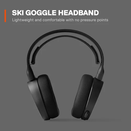 Vista 2 de SteelSeries Arctis 3 - Auriculares para juegos de plataforma para PC PlayStation 5 Xbox One Nintendo Switch - Negro