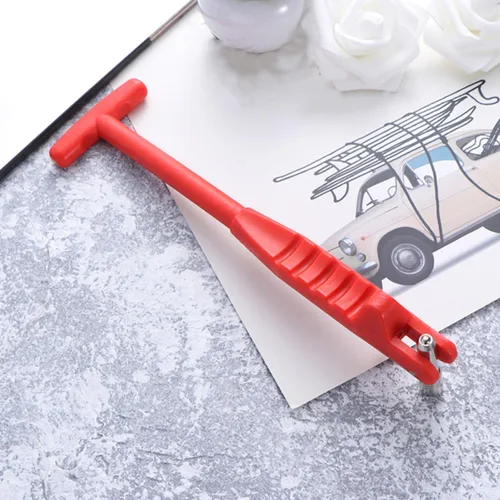 Vista 5 de Tire Valve Stem Puller Tool 2pcs Set Plastic Car Tire Repair Tool Valve Core Removal Installer