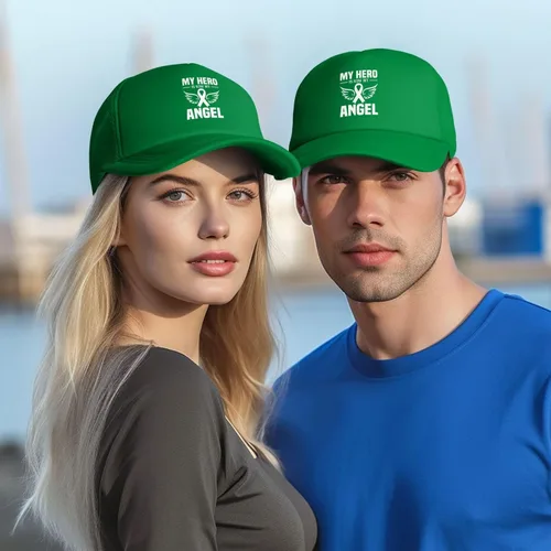 Vista 7 de My Hero is Now My Angel Cap Fashion Trucker Baseball Hat Unisex