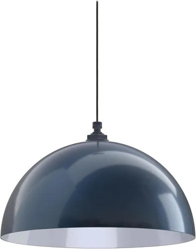 Vista 64 de Steel Lighting Co. Melrose - Lámpara colgante Montada en el techo Cúpula redonda de 18 pulgadas Estilo moderno contemporáneo de granja