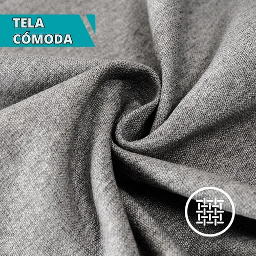 Vista 3 de BALUS Juego de sofás y sofá biplaza para sala de estar, sofás para sala de estar con patas de sofá de madera, juegos de sofá y sofá biplaza con Gris