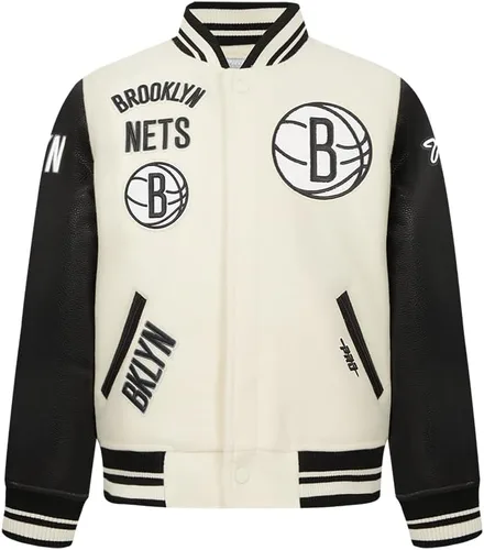 Vista 10 de Pro Standard Chaqueta Varsity clásica retro de la NBA para niños grandes