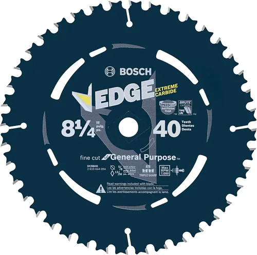 Vista 11 de BOSCH DCB760 - Hoja de sierra circular de 7-1/4 pulgadas con borde de 60 dientes para acabado extrafino