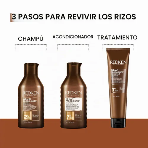 Vista 10 de Redken Acondicionador suave para cabello rizado y enrollado extremadamente seco, nutre y suaviza el cabello muy seco