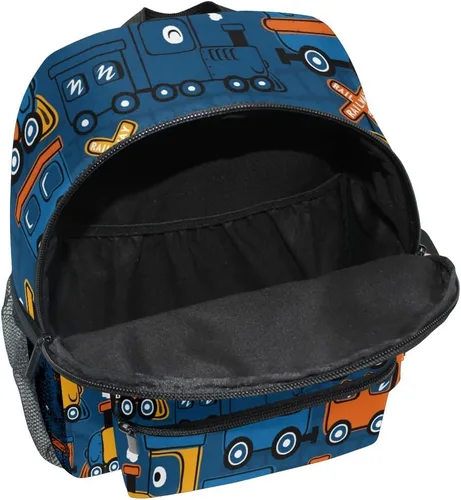 Vista 4 de Mochila personalizada con nombre para niños, mochila para niños pequeños para viajes de guardería, bolsas de libros con nombre personalizado