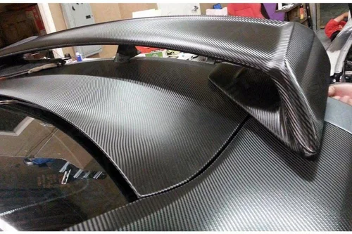 Vista 3 de AD Rollo de Envoltura para Automóvil SW900 Fibra de Carbono Negra 194-X (Muestra 3in x 5in) Envoltura de Vinilo Automotriz para Automóviles