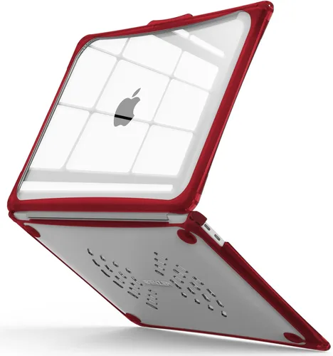 Vista 14 de IBENZER Hexpact AT13-BK - Funda compatible con MacBook Air de 13 pulgadas 2022 2021 2020 M1 A2337 A2179 A1932, funda protectora resistente