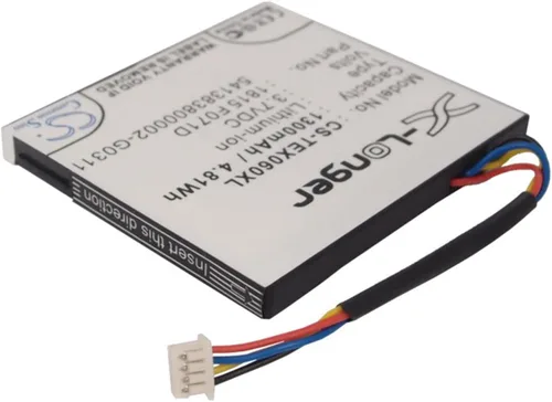 Vista 5 de VINTRONS Batería de repuesto de 1300 mAh para TEXAS INSTRUMENTS 1815 F071D, 3.7L1060SP