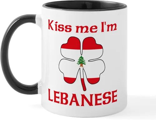 Vista 17 de CafePress #1 - Taza de café de cerámica libanesa de 11 oz (11.0 fl oz)