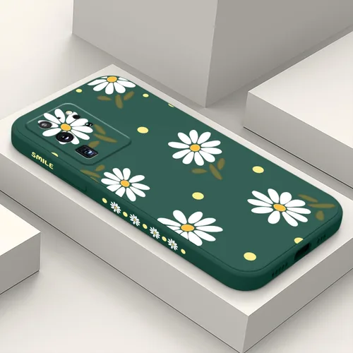 Vista 18 de LEECG para Samsung Galaxy S20 Funda, Diseño Creativo Lateral con Forro de Microfibra de Silicona Suave con Patrón de Flores para Cubierta de negro