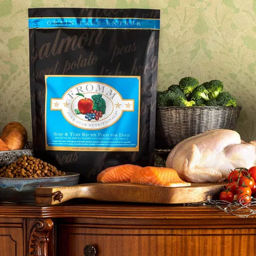 Vista 7 de Fromm Four-Star Nutritionals Surf & Turf - Alimento seco prémium para perros - Receta de salmón - 26 libras