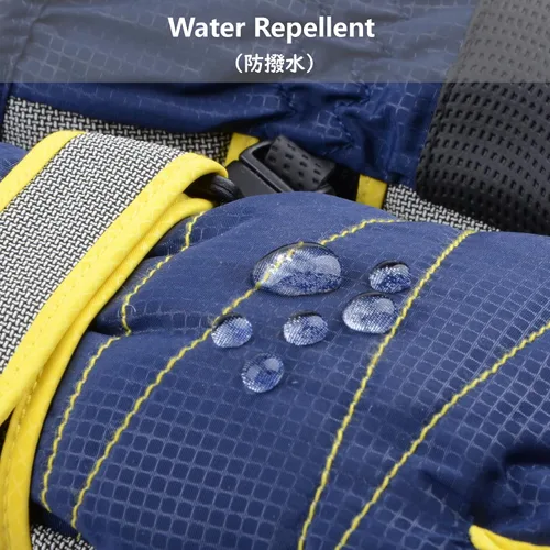 Vista 5 de JEELAD Guantes de esquí para niños y niñas, guantes de nieve de invierno, resistentes al viento, guantes de ciclismo para niños y niñas, clima frío