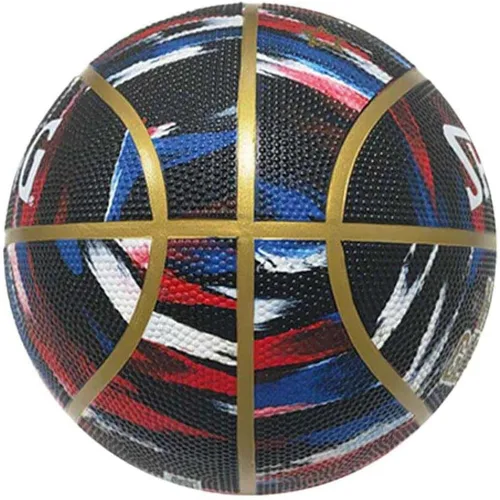 Vista 3 de Baloncesto de goma de la serie Marble Spalding