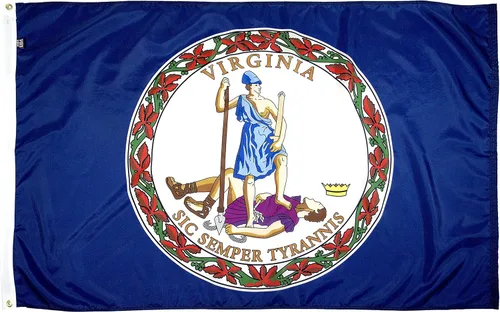 Vista 21 de FlagSource Bandera del estado de Alabama, material de nailon 200D con certificación FMAA, resistente, fabricada en Estados Unidos, resistente a