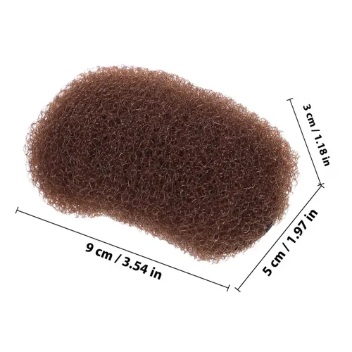 Vista 4 de 3 piezas de esponja para el cabello con volumen y clips de cojín de soplo, herramientas de peinado para mujeres y niñas