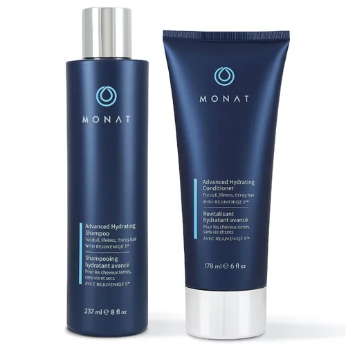 Vista 10 de MONAT Set suavizante antiencrespamiento – Champú natural para aliviar el encrespamiento y acondicionador para descartar el encrespamiento para un