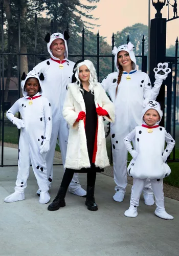 Vista 3 de Disfraz de Abrigo Cruella De Vil para Adolescentes de 101 Dálmatas de Disney Multicolor