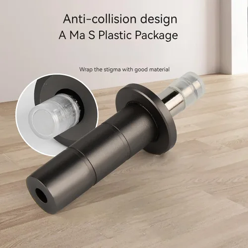 Vista 5 de Tope de puerta magnético, tapón de puerta oculto de acero inoxidable invisible Strong Magnetic Hold Prevents Door Impact And Noise. Ultra Thin