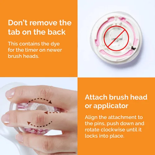 Vista 4 de Clarisonic Reemplazo de cabezal de cepillo de limpieza facial revitalizante inteligente