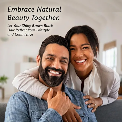 Vista 7 de BIOGREEN ROOTS con champú de tinte para el cabello a base de hierbas Marrón/Negro