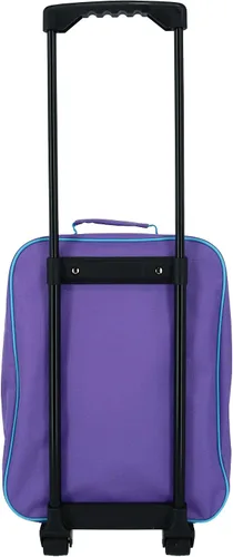 Vista 5 de Frozen Elsa Anna - Maleta plegable con ruedas de 15 pulgadas equipaje rodante Púrpura