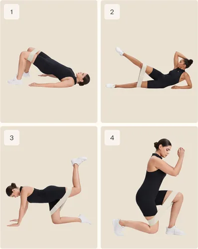 Vista 7 de BetterMe Pilates Essential Kit - Pilates Ring, Long Resistance Bands, Pilates Loop Bands, Ball and More - Complete Home Pilates Kit for Women