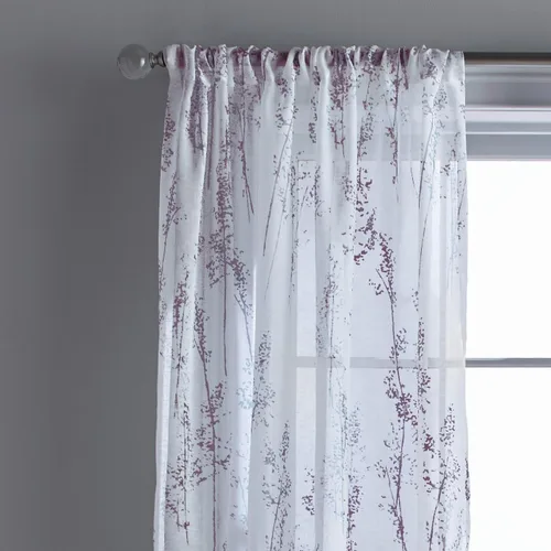 Vista 3 de DKNY Whisper - Cortina transparente para ventana, panel individual, 63 pulgadas, amatista