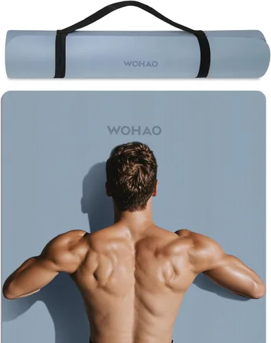 Vista 8 de Extra Wide & Thick 8mm Yoga Mat, 72"x31.5